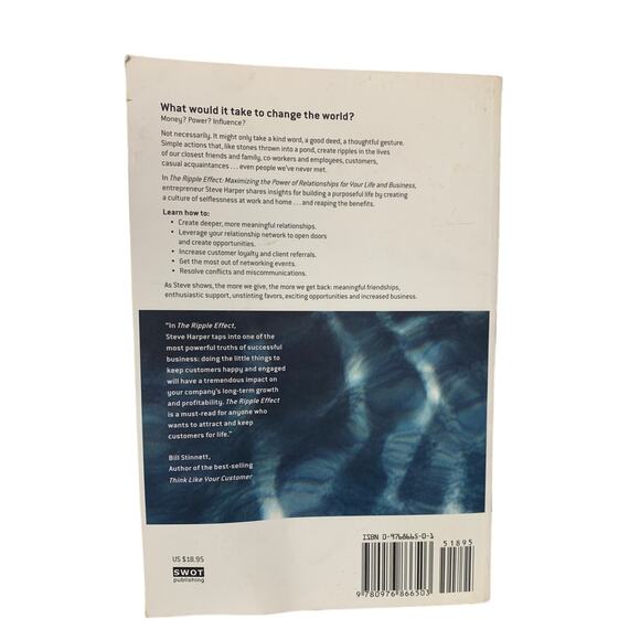 Vintage 2005 The Ripple Effect Maximizing the Power Relationships Steve Harper - Picture 2 of 3